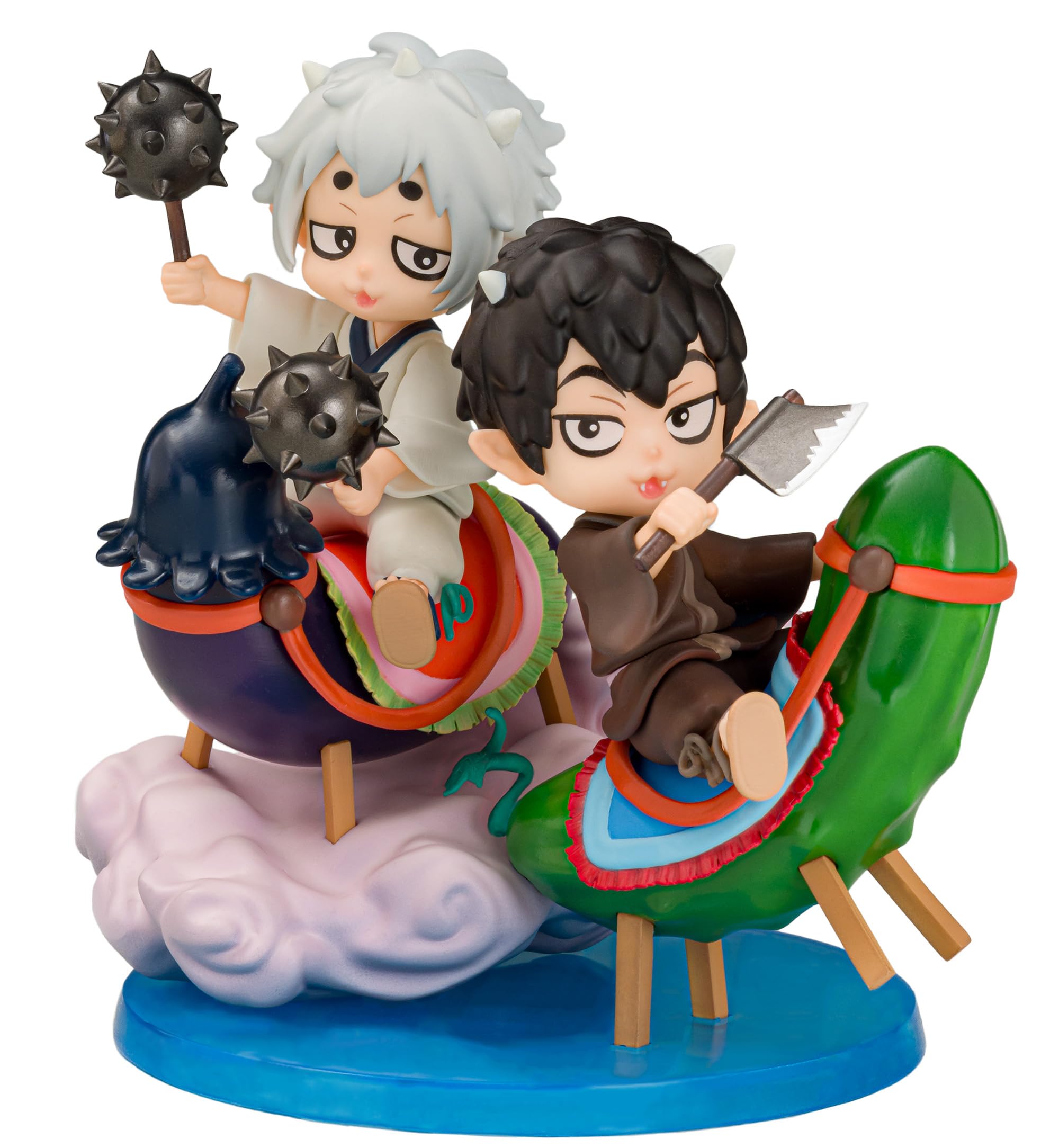 

PROOF Manga no Hakoto Niwa Total Height Approximately 120mm PVC Painted Complete Figure Hozuki Reitetsu Cucumber & Eggplant Non-Scale