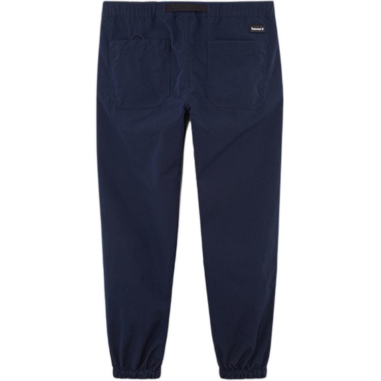 Timberland Solid Color Outdoor Sports Elastic Drawstring Cuff Casual Pants Men Bottoms Deep-Sapphire-Blue A6Y7P-433