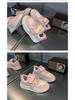 2025 Autumn Korean Style Girls' Heart Low-Top Canvas Sneakers for Children