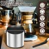 Coffee Knock Box Stainless Steel Espresso Knock Boxes with Non Slip Base Large or Small Coffee Ground Knock Box for Home Office