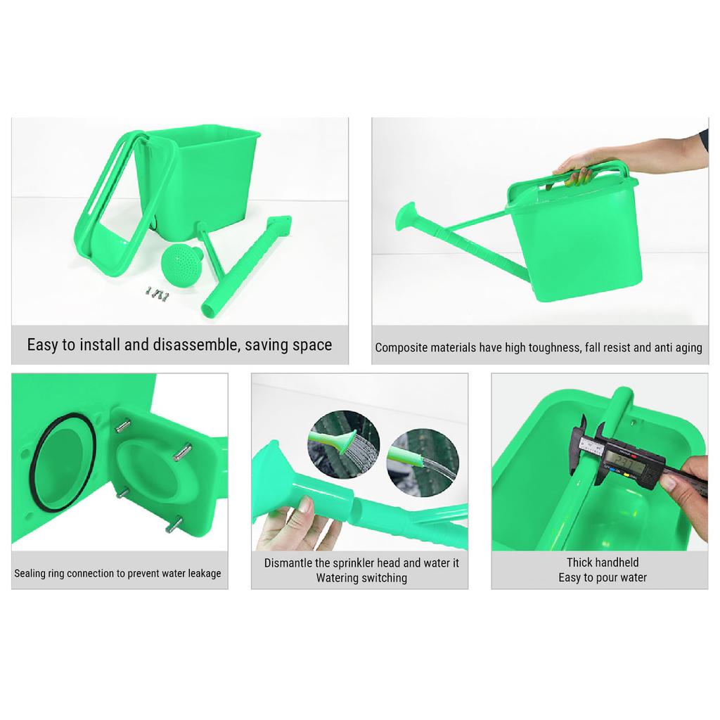 Plastic Watering Can 20L Multifunctional PP Plastic Multifunctional 3 Modes Garden Watering Pot for Indoor Outdoor Plant