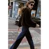Za Export New Arrival Women's Clothing ZR Fashion Style Artificial Fur Effect Pilot Jacket Outwear 6318288