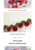 Handmade Knitted Gradient Rose Bouquet Wool Blanket - Perfect Valentine's Day Sofa Nap Gift