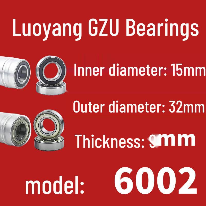 Luoyang Yüksek Kaliteli Dayanıklı Aşınmaya Dayanıklı Derin Kanallı Bilyalı Rulman 6200-6206 Serisi