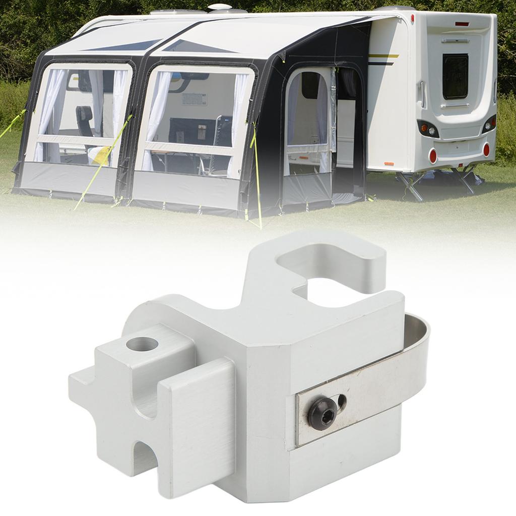 RV Awning Lower Rafter Claw Heavy Duty Satin Aluminium Fit for Dometic Sunchaser II Awning