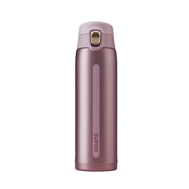 Supor One-Touch Open Stainless Steel Water Bottle
