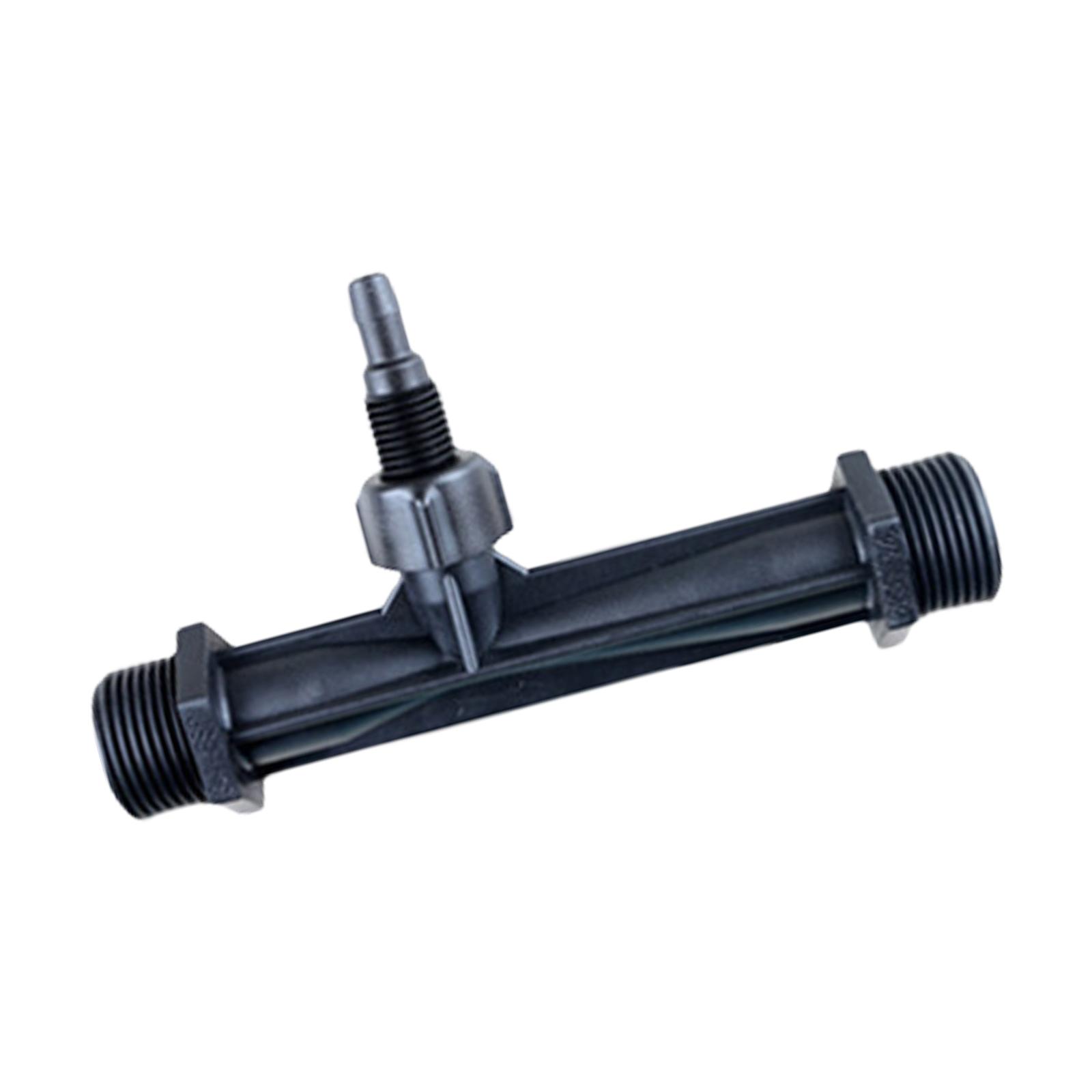 

Легко устанавливаемая черная пластиковая трубка Вентури для внесения удобрений для эффективных садовых ирригационных систем B