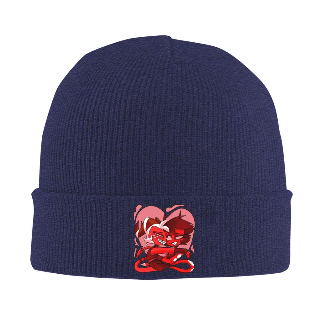 Helluvas Bosses Millie and Moxxie Knit Hat Beanie Hats Gym Thermal Elastic Unisex Adult Bonnet Hats Autumn Custom Casual Caps