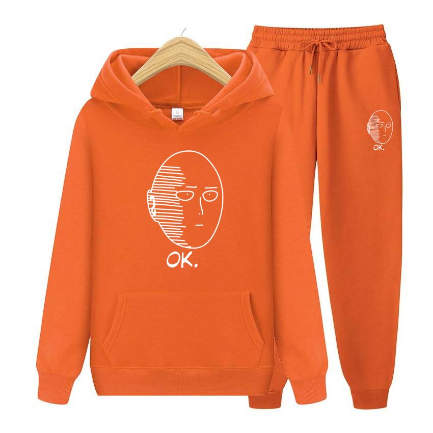 Autumn Winter Couple Suit Jogging Fashion  Men Womens Hoodies Tracksuits Jogger Pants thick Warm Clothes Men