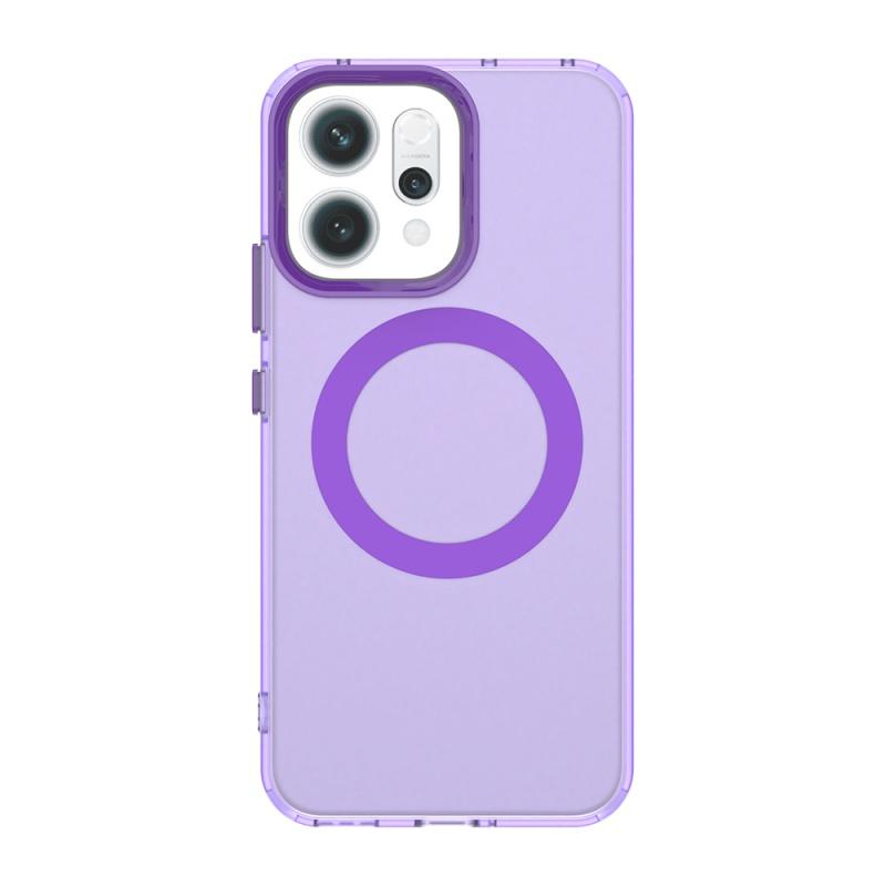 For Reno 14 Pro Case Cover OPPO Reno 14 Pro 5G Capas Shockproof Armor Bumper Annular Magnetic Colour Clear Fundas Reno 14 Pro