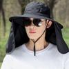 Neck Protection Men Sun Hat Big Brim Fisherman Hat Casual Women Visor Cap  Hiking