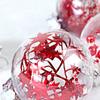 24pcs 6cm Painted Christmas Balls Set Christmas Tree Pendant  Indoor Outdoor Decoration