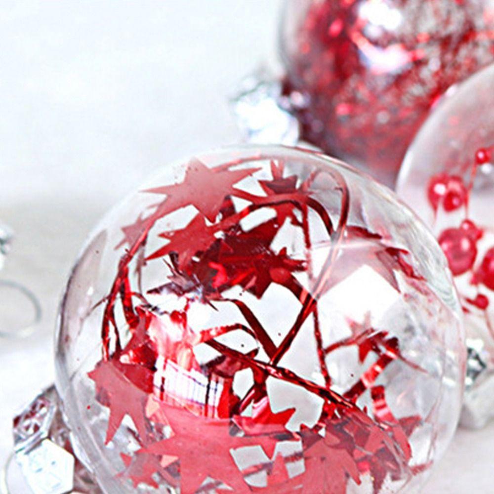 24pcs 6cm Painted Christmas Balls Set Christmas Tree Pendant  Indoor Outdoor Decoration