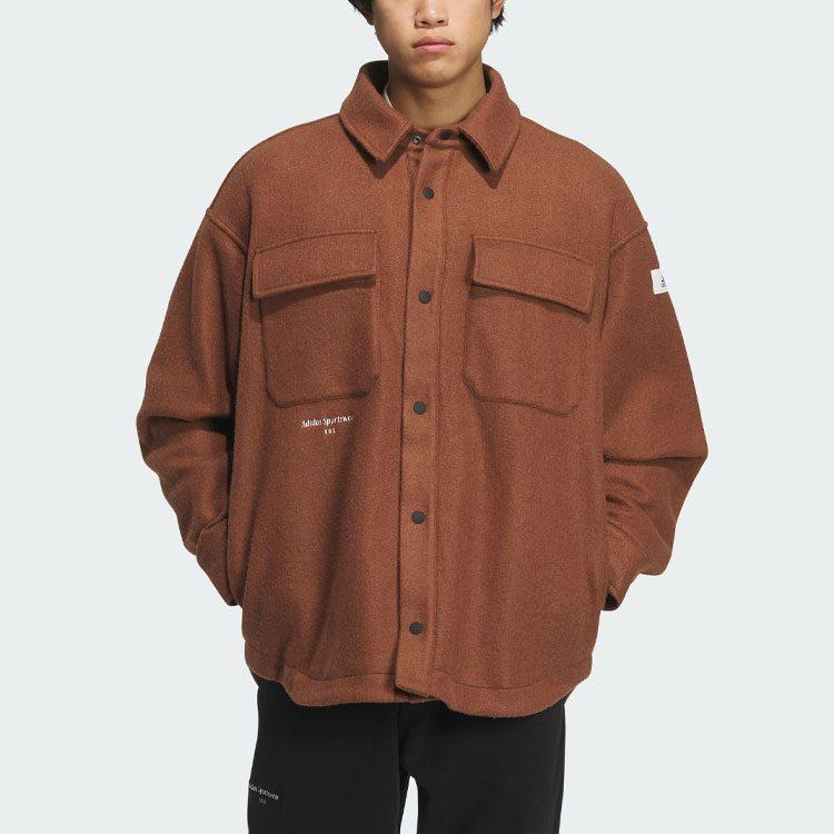 Adidas Lounge Jackets & Coats Men's Brown IP4970