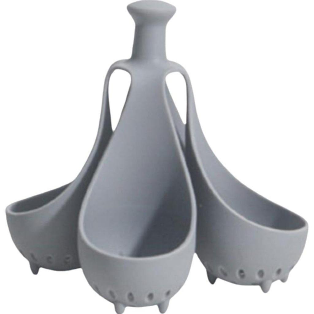 Holes Silicone Egg Boiler Ramekins For  Fryer Microwave Egg Poacher Temp Resistant Egg Tray Egg Rack Kitchen Gadgets