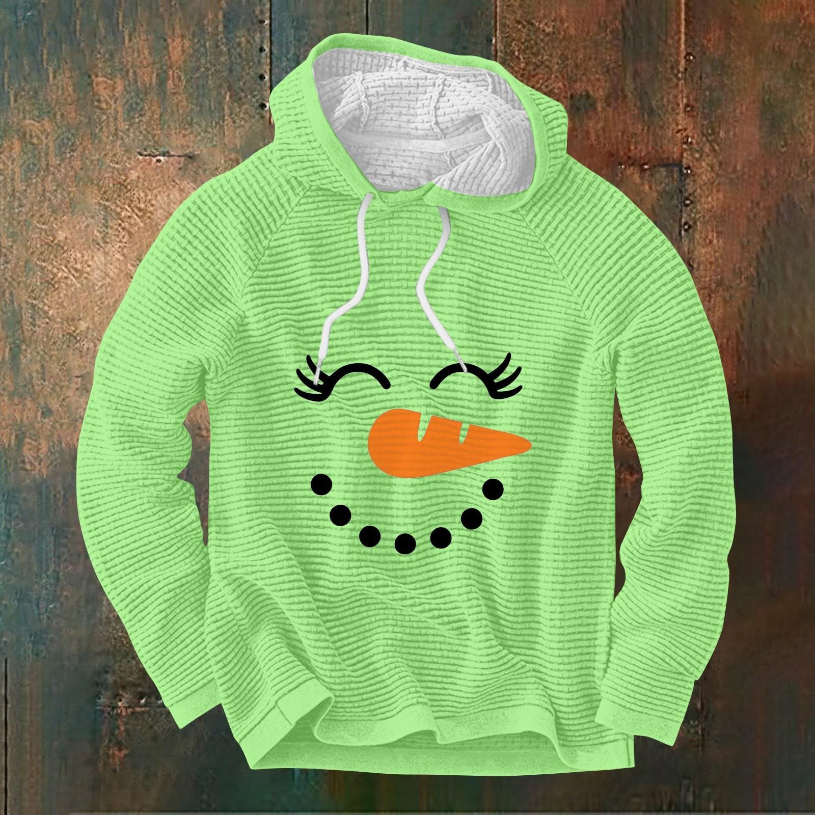 

Мужской повседневный и модный свитер с длинными рукавами и капюшоном M зелёный