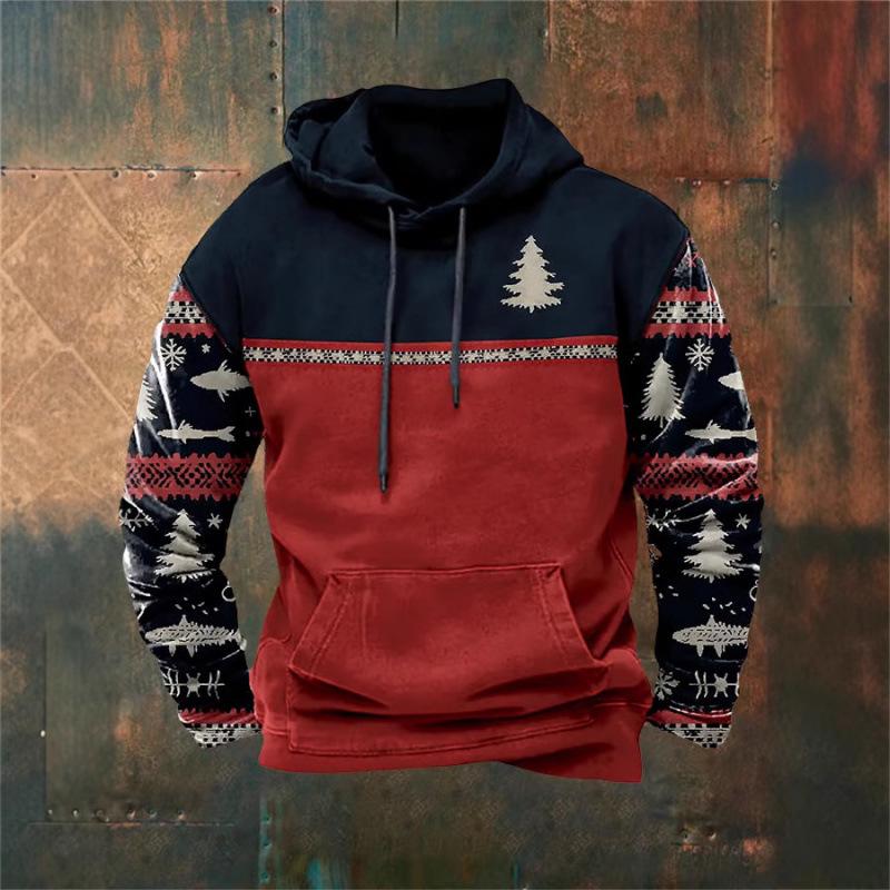 2025 Men's Autumn/Winter Casual Christmas Hoodie