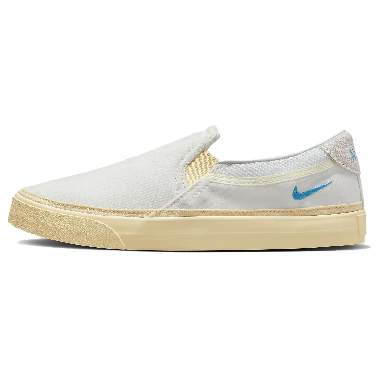 

Nike Court Legacy Slip On Прочные Дышащие Низкие Кеды для Скейтбординга Женские Кроссовки Белые FJ5442-133 36.5