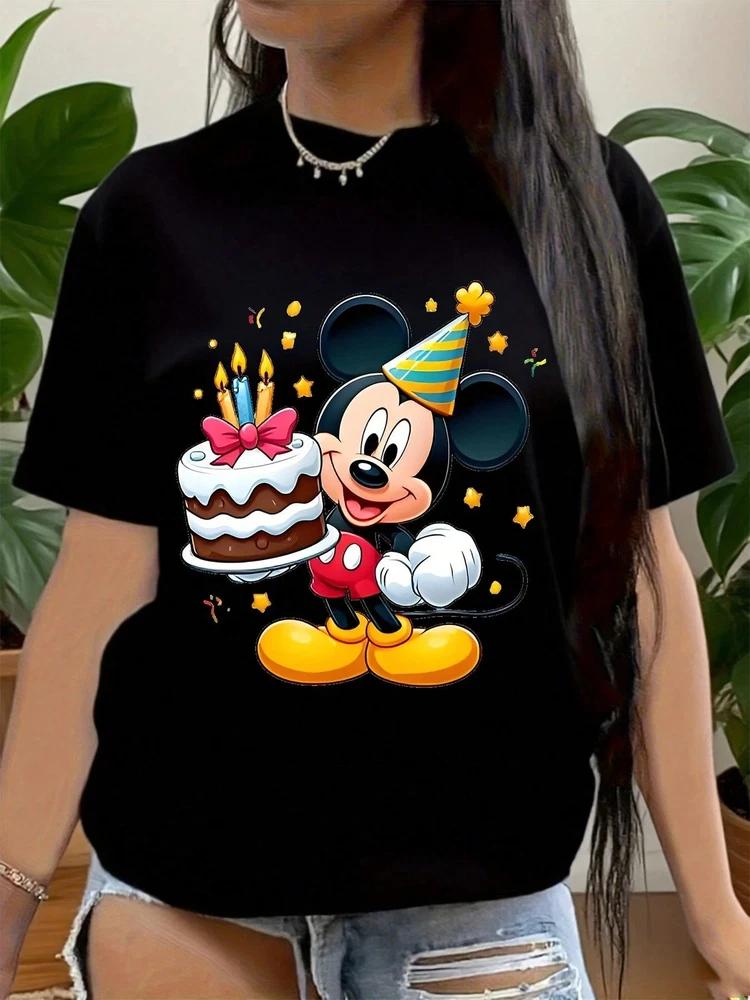 Mouse Birthday Cake Party TShirt Unisex 6 S