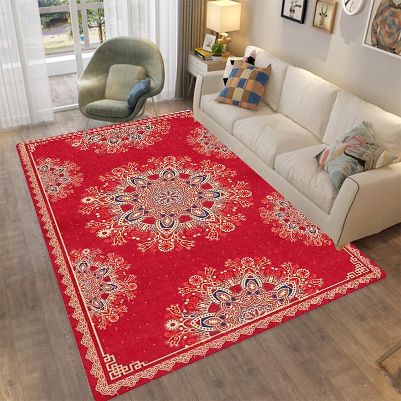 Geometric Modern Rugs Non-slip Floor Mat for Family Bedroom Indoor Children's Play Throwing Yoga Mats Area Rug area rug
