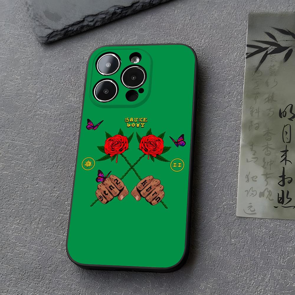 E-Eladio Carrion Sauce Boyz Phone Case Funda For Iphone 13 17 16 11 15ProMax 14 12 Pro Xs Max Mini Xr X 7 8 6 6s Plus Covers