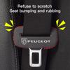 2Pcs Car Seat Belt Buckle Clip Protector Covers Suede a Clips For Peugeot 5008 508 408 4008 308 3008 208 Landtrek Rifter e-Expert