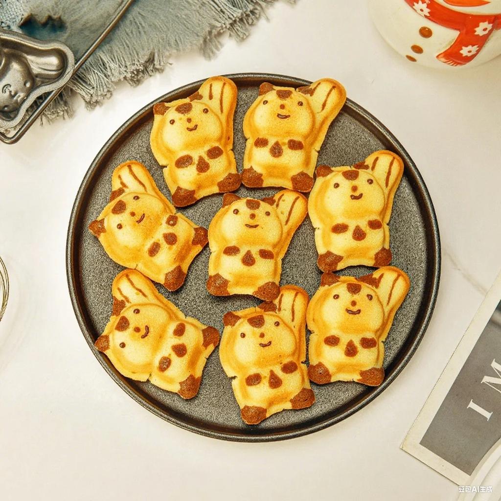 Neue, kreative Eichhörnchen-Kuchenform aus Kohlenstoffstahl, antihaftbeschichtet, praktisches Küchenutensil.