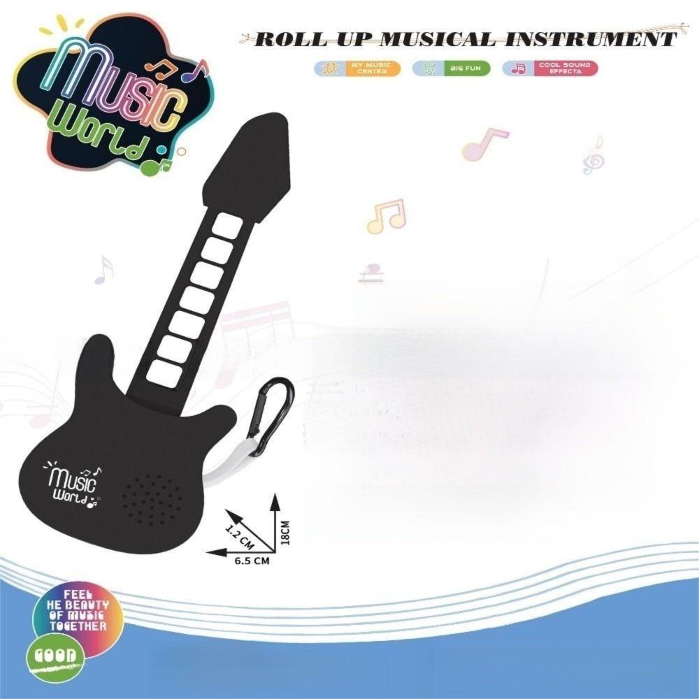 Foldable Silicone Piano Keyboard Rainbow Color Hand-Roll Instrument Finger Piano Pad  Travel