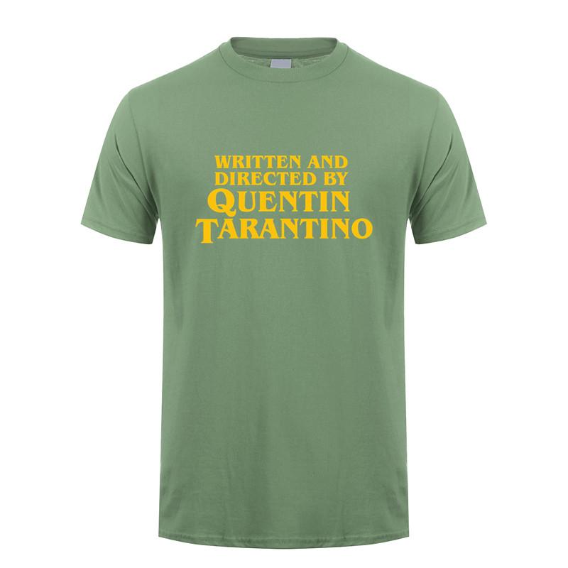 Written And Directed By Quentin Tarantino T Shirt Unisex Unisex T Shirts Summer Fashion Short Sleeve Unisexunisex Tshirt Oz418