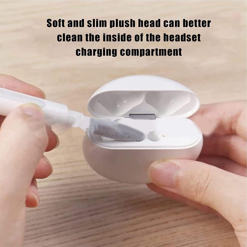 Cleaning Kit Accessories Sticky Squares Putty Gunk Remover Earbuds Cleaning Pen Multifunctional Earbuds Cleaning Brush