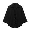 Kaslead New Arrival Women's Fashion Style Fashion Minimalist Blended Wide Sleeve Shirt 3602710