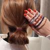 20Pcs Korean Women's Hair Tie Rubber Band simple High Elastic Durable Hair Ring Simple Temperament Hair Rope Hair Accessories