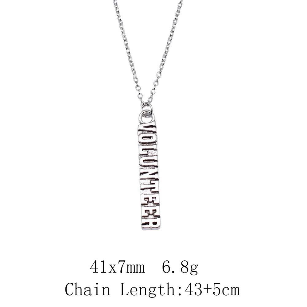 2025 Trend Chain Necklace Men Best Friendship Encouragement Tags Tarot Necklace On The Neck 43cm Chain Ornaments For Home Pendants And Necklaces