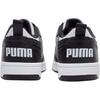 Puma Rebound V6 Lo Ac Versatile Comfortable Low-Top Kids Skate Shoes Kids Sneaker Black White 404316-01