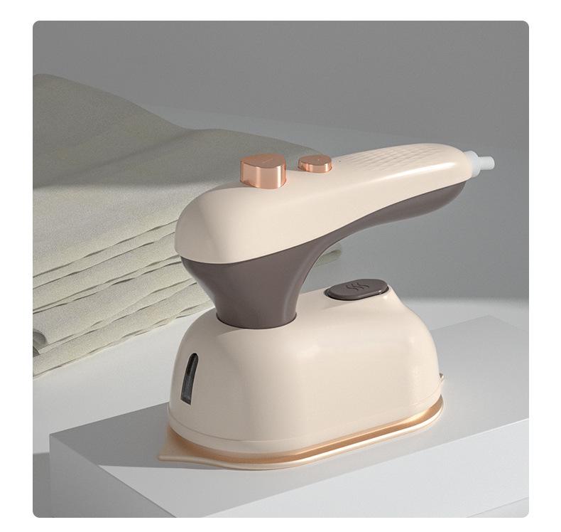 

Compact Handheld Garment Steamer for Travel and Dorm Use слонова кістка/білий