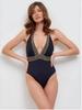 One-piece Swimsuit Women's Black Sequins Plus Size XL One-piece Swimsuit Women's Black Sequins Plus Size XXL