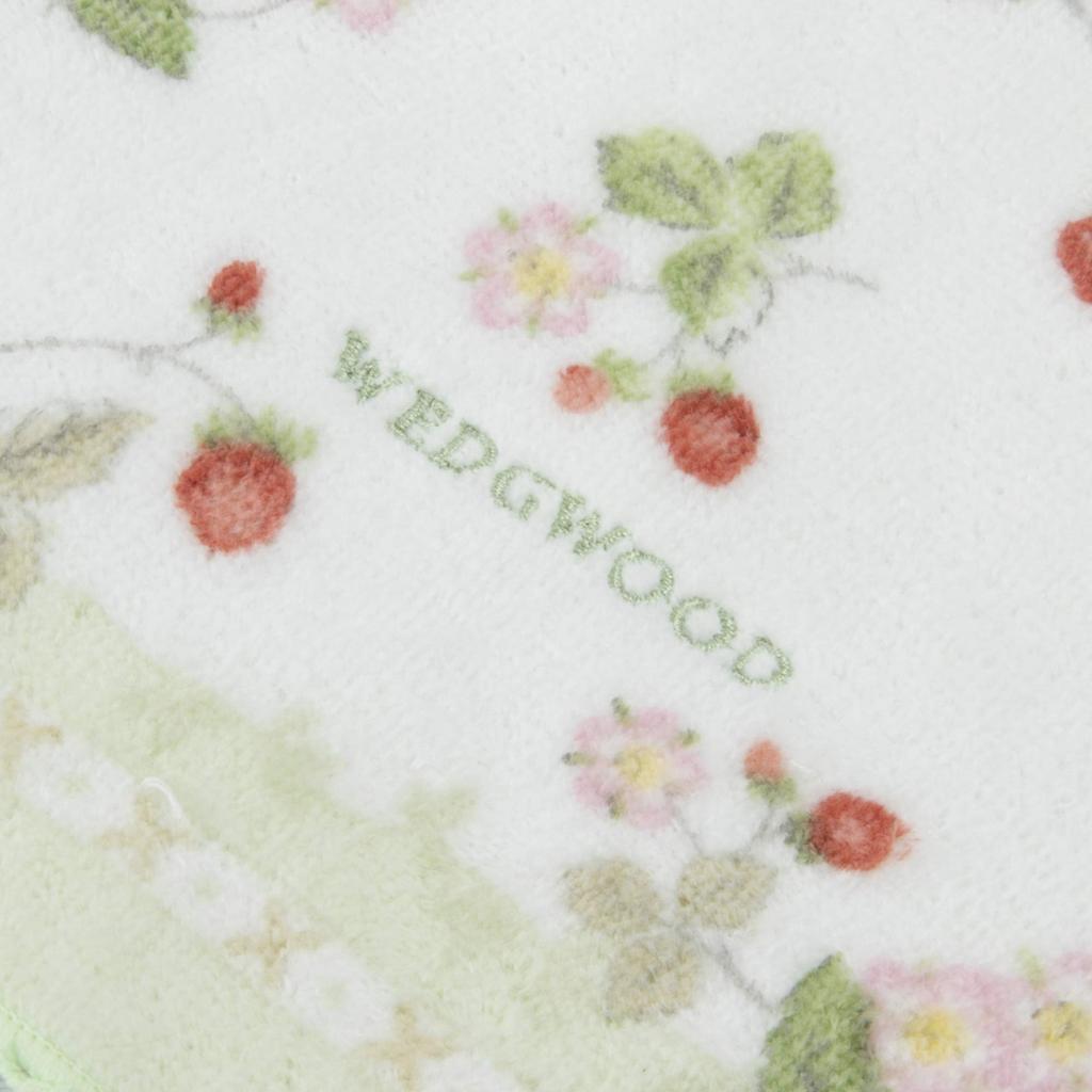 Nishikawa Imabari Towel Green Handkerchief Towel Wedgwood Wild Strawberry Cotton Made in Japan TT47605631G 100%