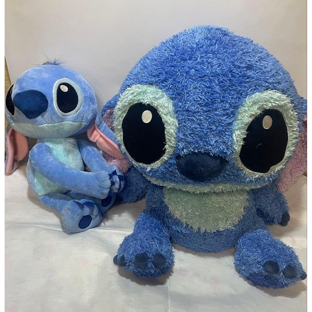Stitch stuffed animal set of 2, fluffy L size & huggable type