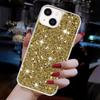 For iPhone 15 Back Protector Case Sparkle Epoxy Cell Phone TPU Cover