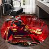 Personalized Charles Leclerc Round Chair Office Rug - Perfect for Mat, Office Chair & More - Ideal Gift for Birthdays and Holidays