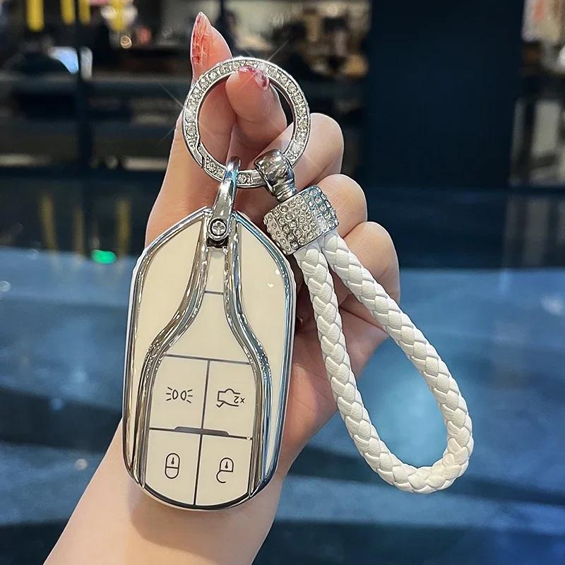 NXD4 Fashion TPU Car Remote Key Case Cover Protector For Maserati Ghibli 2014 To 2019 Levante GranCabrio GT Quattroporte Granturism