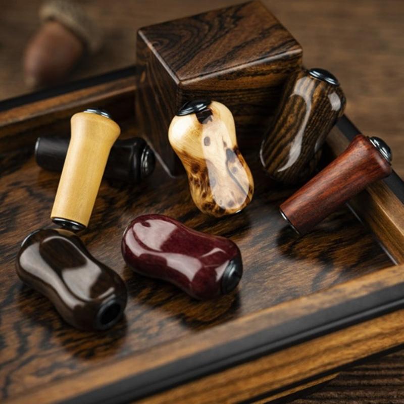 Fishing Wheel Modification Grip Solid Wood Handle Replacement Casting Reel Handle Baitcasting Fishing Reel Rocker Handle