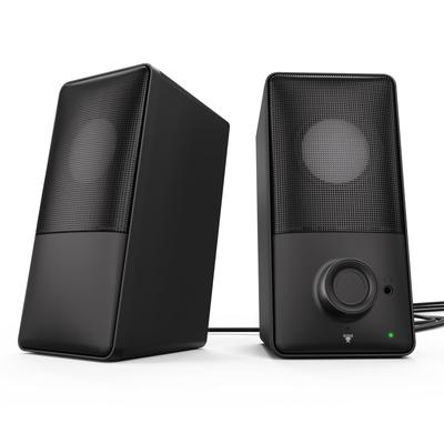 First Speaker Latest Bluetooth Kstime PC Bass Reflex Enhanced Gaming Wired Wireless USB Power AUX 14W Max Front Headphone Compatible with PC Black