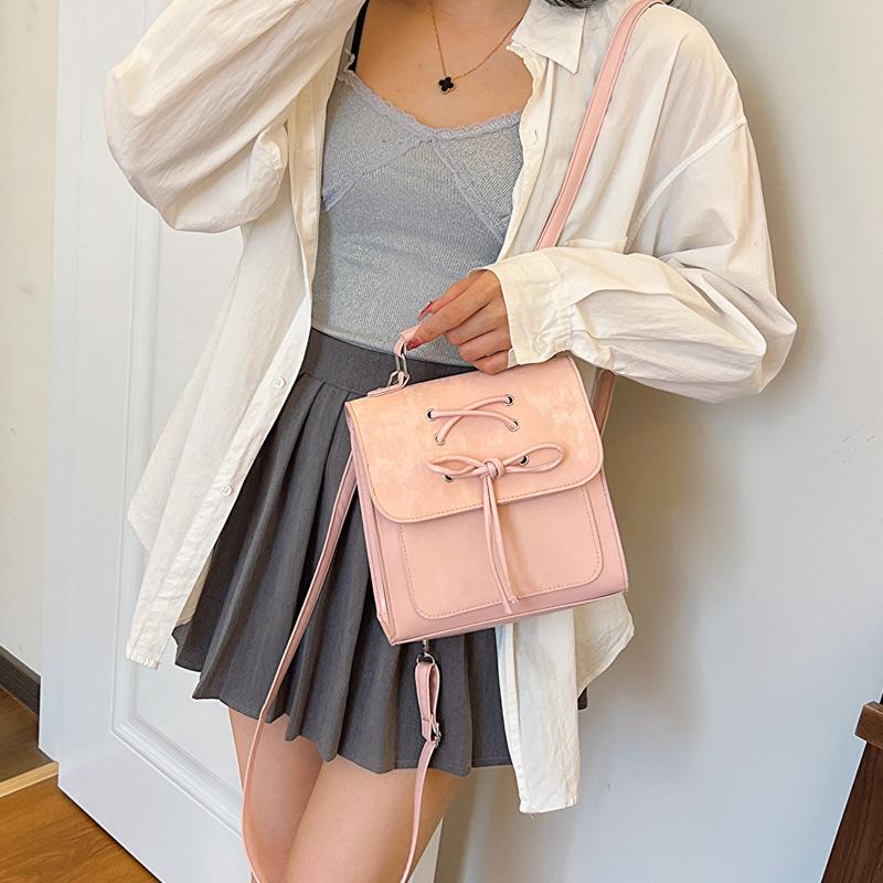 Women's Summer Korean Version Simple Casual Handbag Niche High Value Fashion Backpack