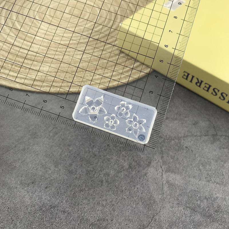 

3D Rose Flower Silicone Nail Mold Ocean Style Shell Starfish Nail Transparent Mold Diy Nail Art Decoration Manicure Design Tools