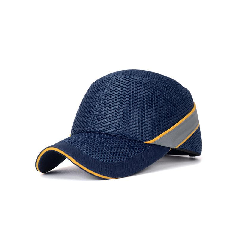 Защитная кепка от ударов в стиле бейсболки Сетчатая ткань Высокояркая Антистолкновение Защитная каска Шлем Защита головы Ремонтный завод Ремонт