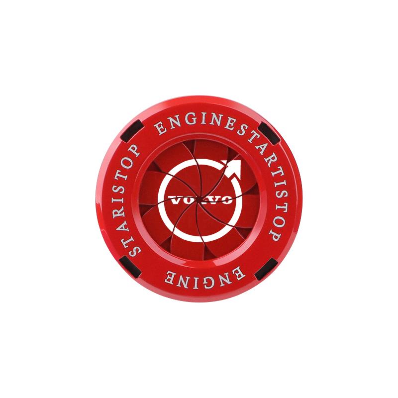For Volvo Car Onekey Start Stop Button Cover Interior Decor Sticker For Volvo ES90 EC40 EX40 EM90 XC90 V60 XC60 V40 S80 S60 S90 BO7