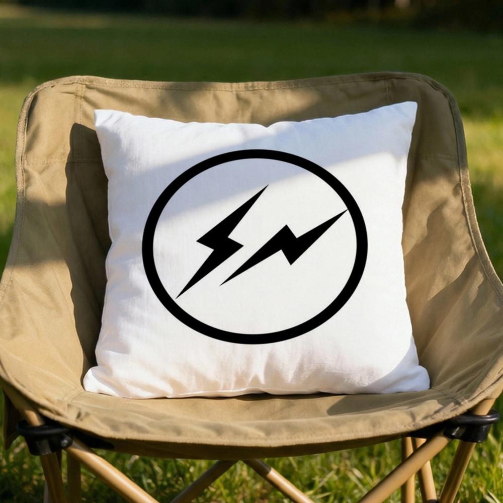 Lightning FFragment Design Cushion Cover Soft Reversible Durable Pillow Cover MultiScene Use for Home Car Daily Comfort