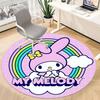 My Melody Sanrio Office Round Area Rug,  Under Office Chairs Bedroom Living Room Home Decor A0908160