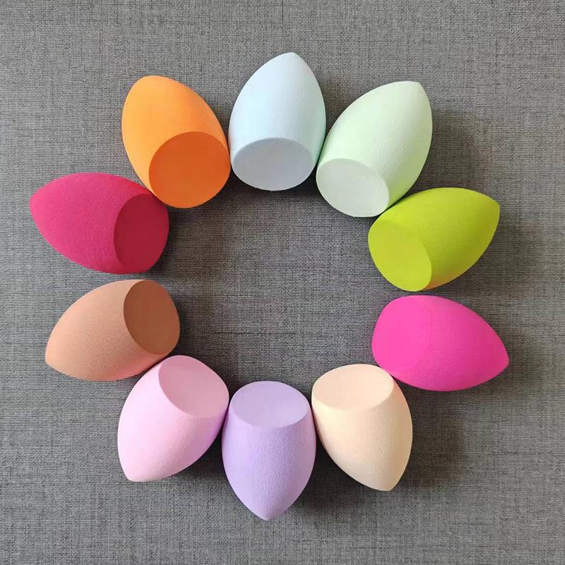 10pcs Beauty Sponges, Makeup Blender, Dry & Wet Use, Cosmetic Puffs In Random Colors & Shapes, Flawless Foundation Application